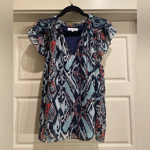 Willa Story Tops - Willa Story Short Sleeve Ruffle Top